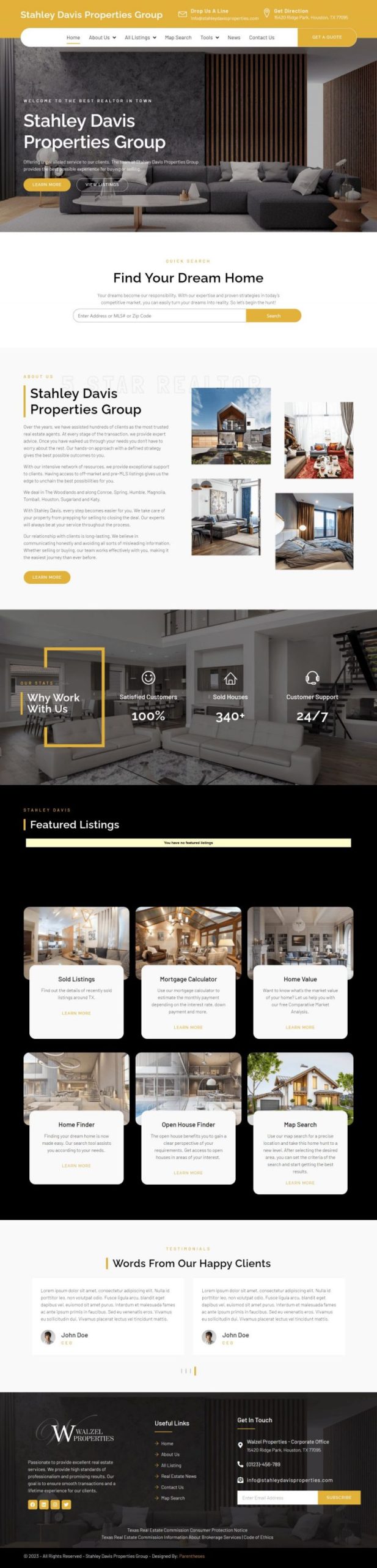 stagley davis properties group